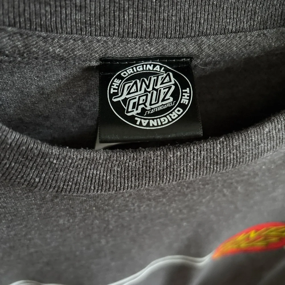 Santa Cruz skateboards Gray T-Shirt size L - Picture 3 of 8